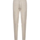 Pantalone jogger in lino<BR/> K75PANB21TET0K002 02 ELEVENTY 