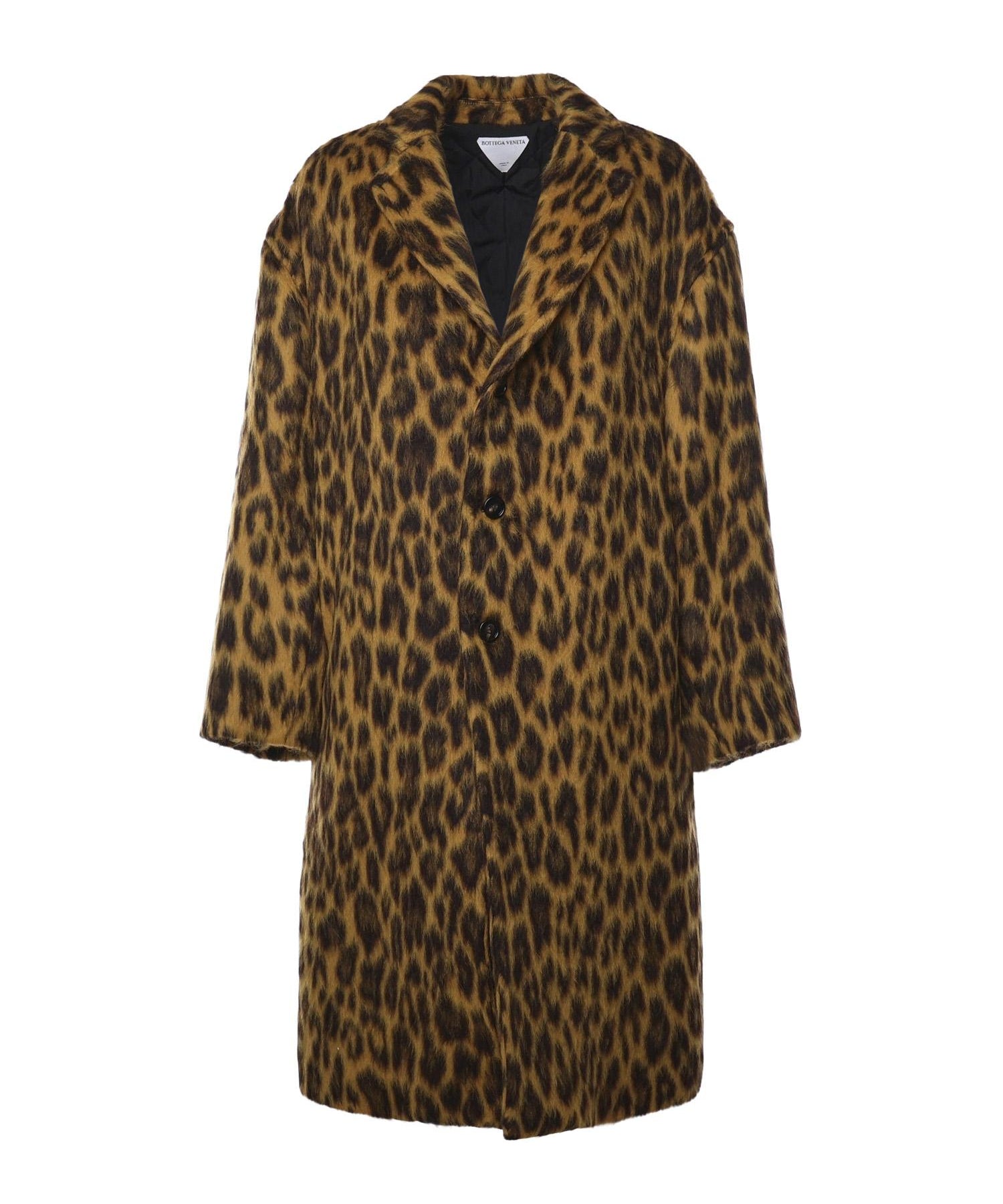 Cappotto animalier in alpaca e lana 845602 V4YP02712 BOTTEGA VENETA 