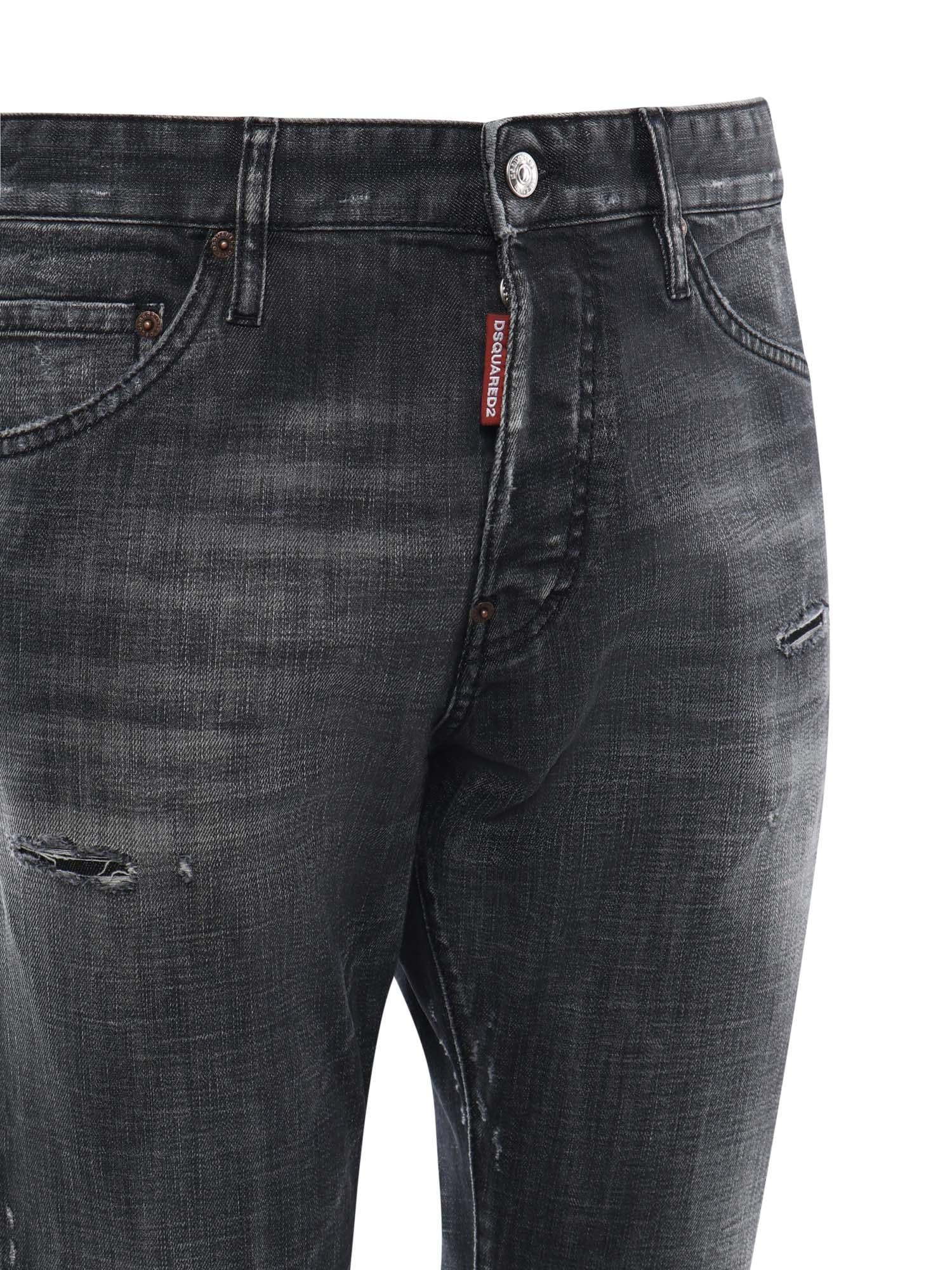 Jeans in denim di cotone stretch S74LB1910 S30357900 DSQUARED2 