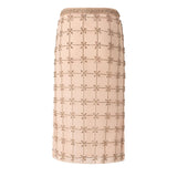 Gonna longuette in tulle con cristalli 106031 A32BZN6 PINKO 