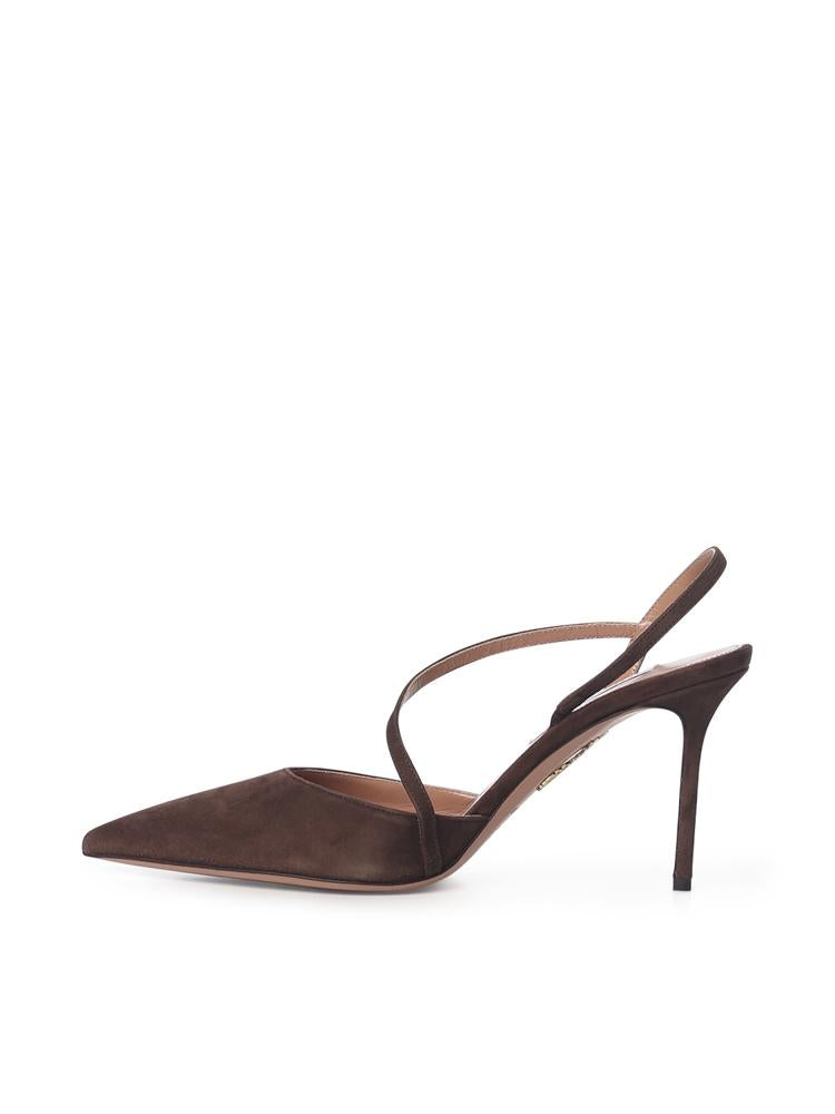 Pumps Dynasty in suede DYNMIDP0 SUEESP AQUAZZURA 