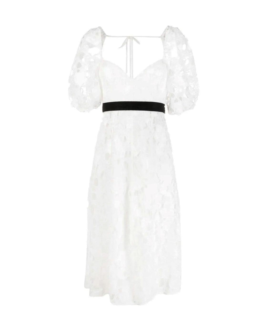 Abito midi Marlene CD2909-SP23 -WHITE FOR LOVE & LEMONS 