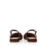 Slingback Kayla con applicazioni floreali 73SC9YL01RIC KAYLA SLINGBACKCIOCCOLATO V° 73 