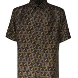 Camicia in seta FF jacquard FS0795 AKEEF1440 FENDI 