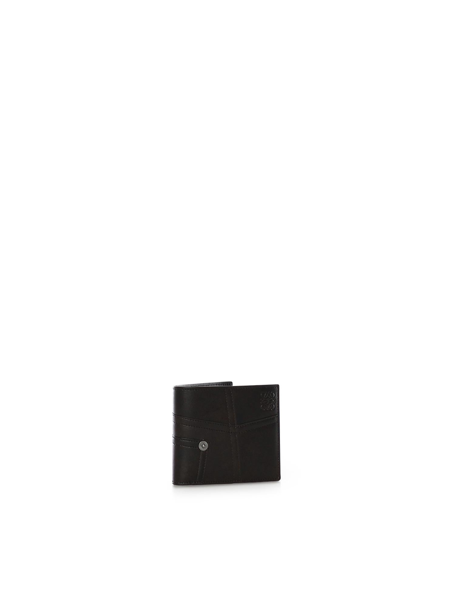 Portafoglio bi-fold Panta in pelle di vitello C643302X32 0041 LOEWE 