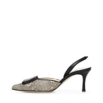 Décolleté Maisalebi con stampa lucertola 4252139 9076 MANOLO BLAHNIK 