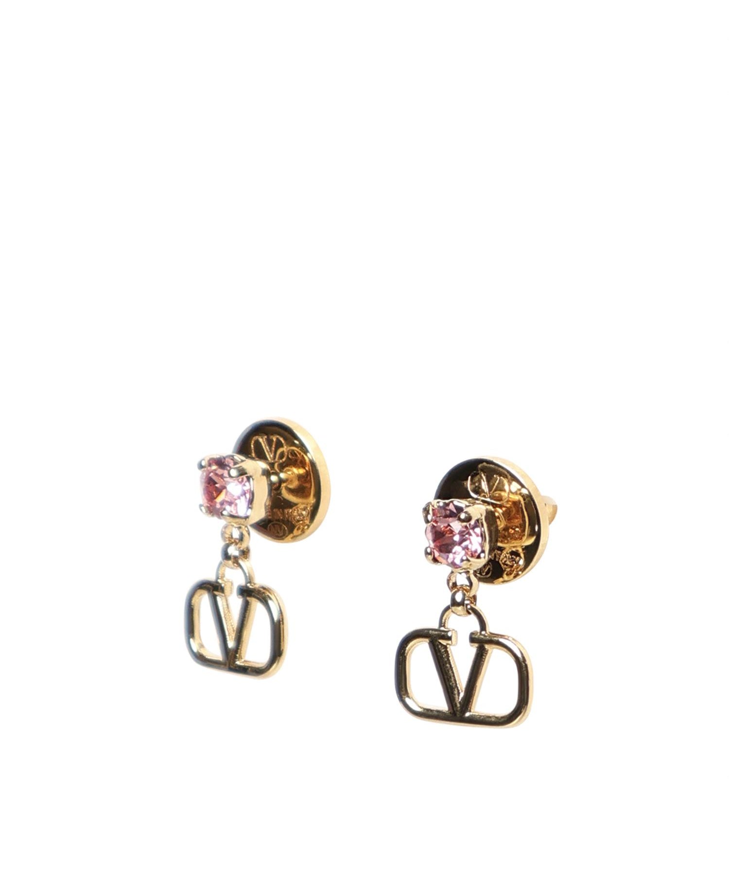 Orecchini VLogo Signature in metallo e cristalli Swarovski® 8W2J0H29 YCW0V3 VALENTINO GARAVANI 
