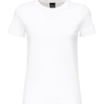 T-shirt con ricamo logo 100355 A2RDZ04 PINKO 