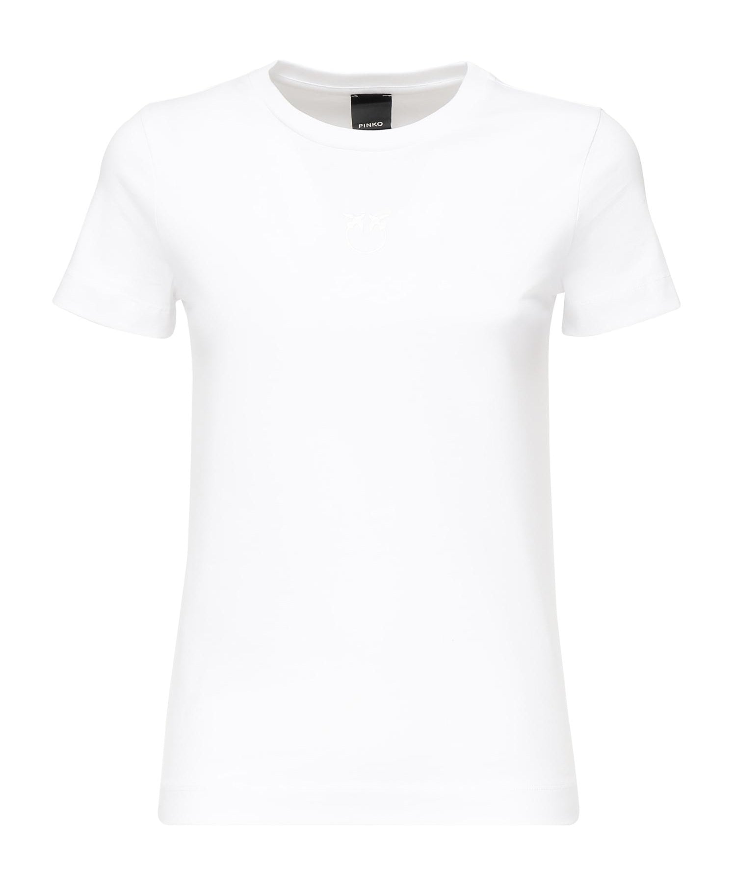 T-shirt con ricamo logo 100355 A2RDZ04 PINKO 