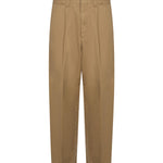 Pantaloni in cotone con pinces S74KB1062 D35264131 DSQUARED2 