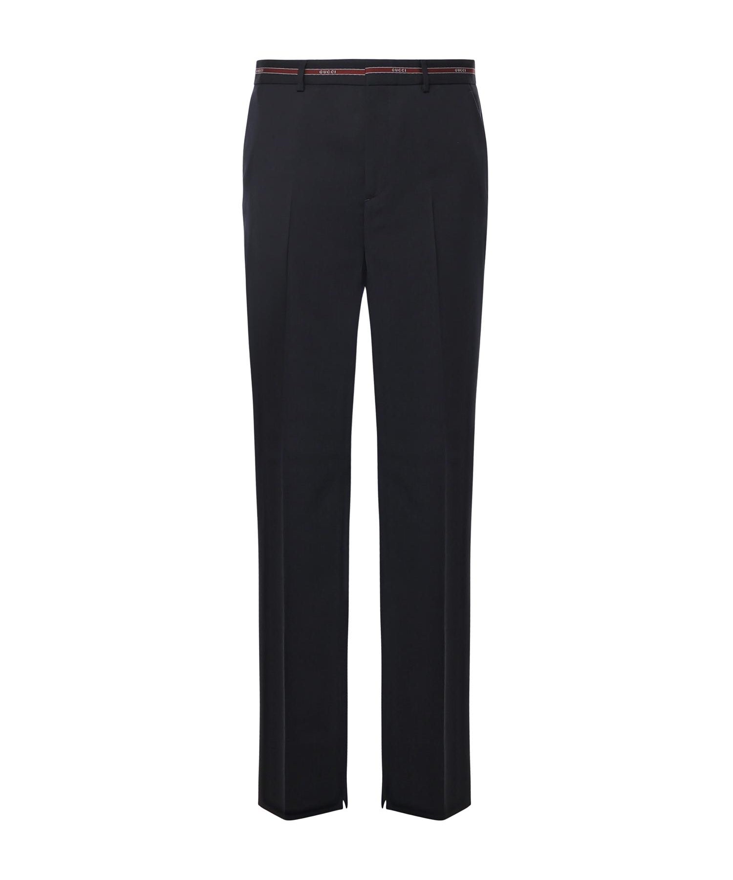 Pantalone in lana con dettaglio cimosa 832544 Z7AQV4668 GUCCI 