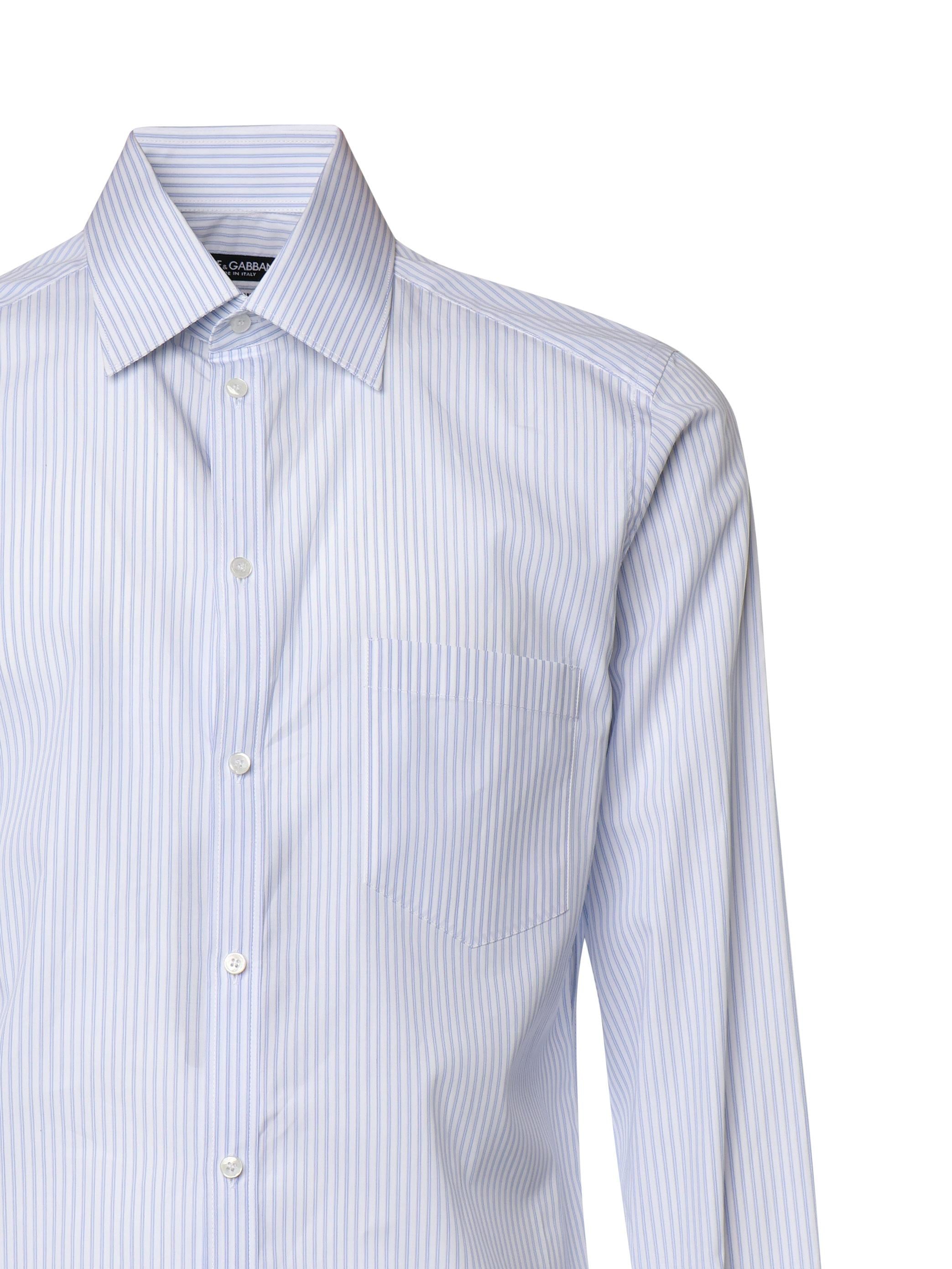 Camicia in popeline di cotone G5MQ5T FR50QS8051 DOLCE & GABBANA 
