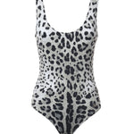 Costume intero olimpionico stampa Leopardo O9A46J ONO11HI13N DOLCE & GABBANA 