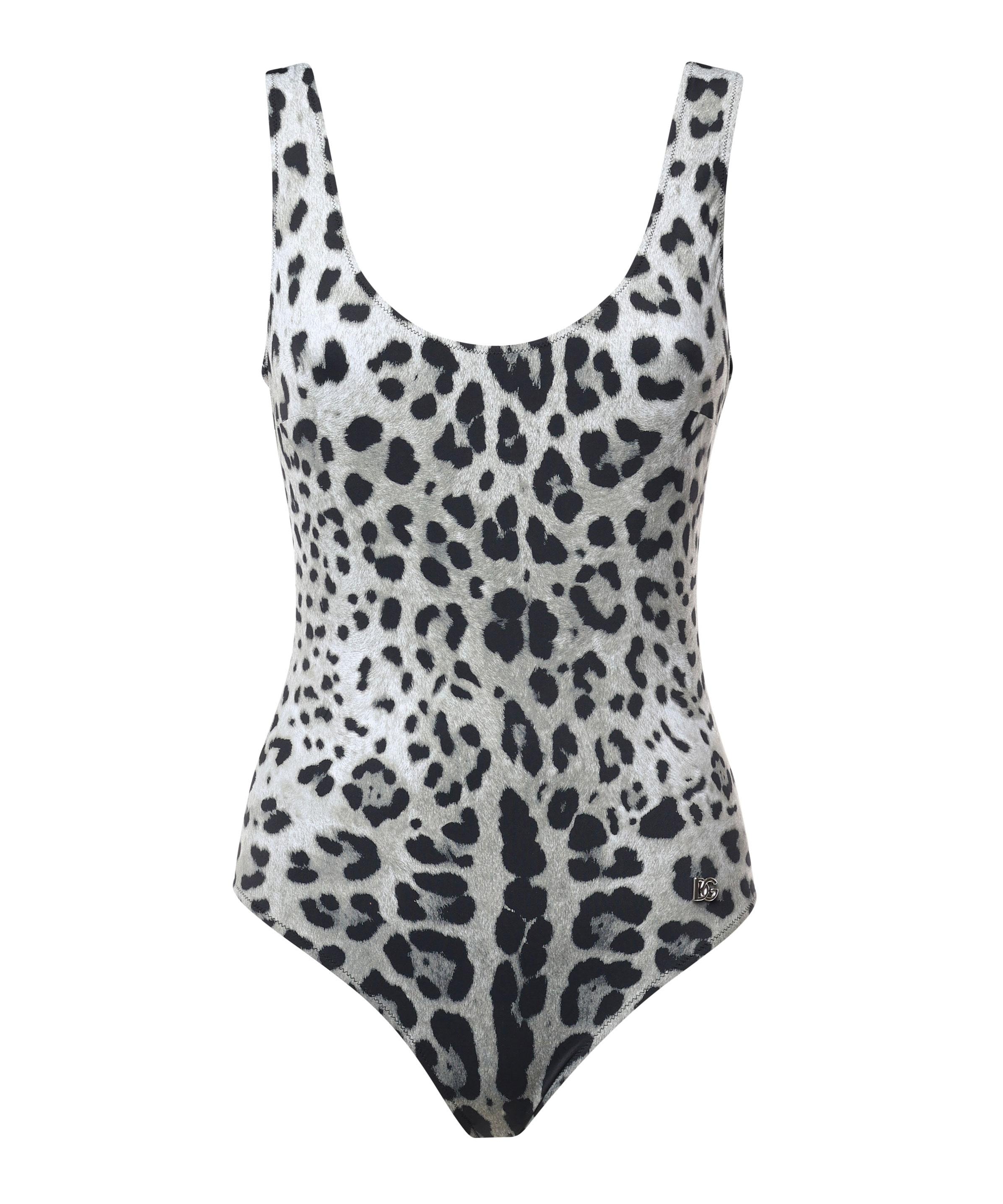 Costume intero olimpionico stampa Leopardo O9A46J ONO11HI13N DOLCE & GABBANA 