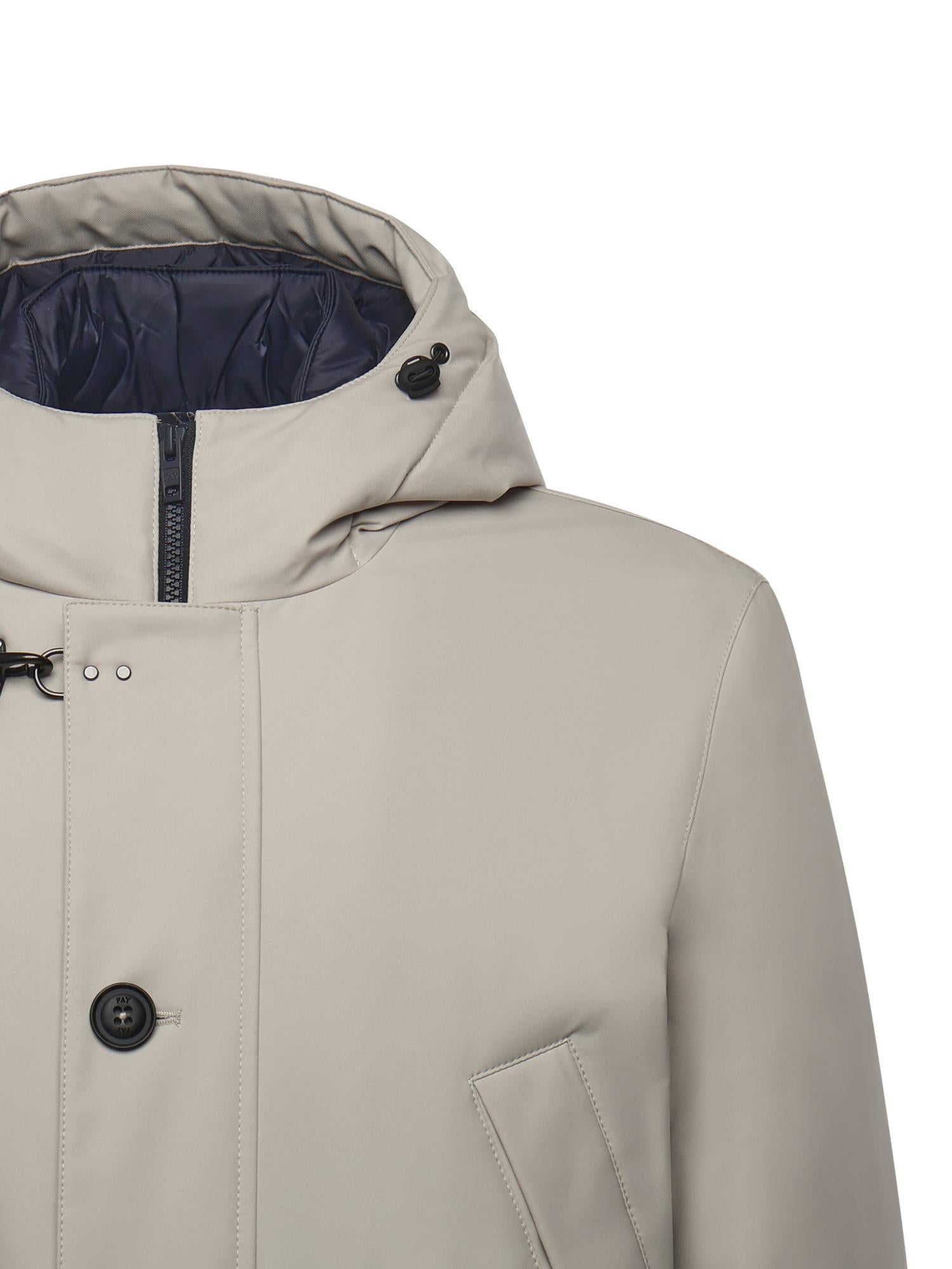 Parka corto in gabardine tecnico NAM13510220XLM B206 FAY 