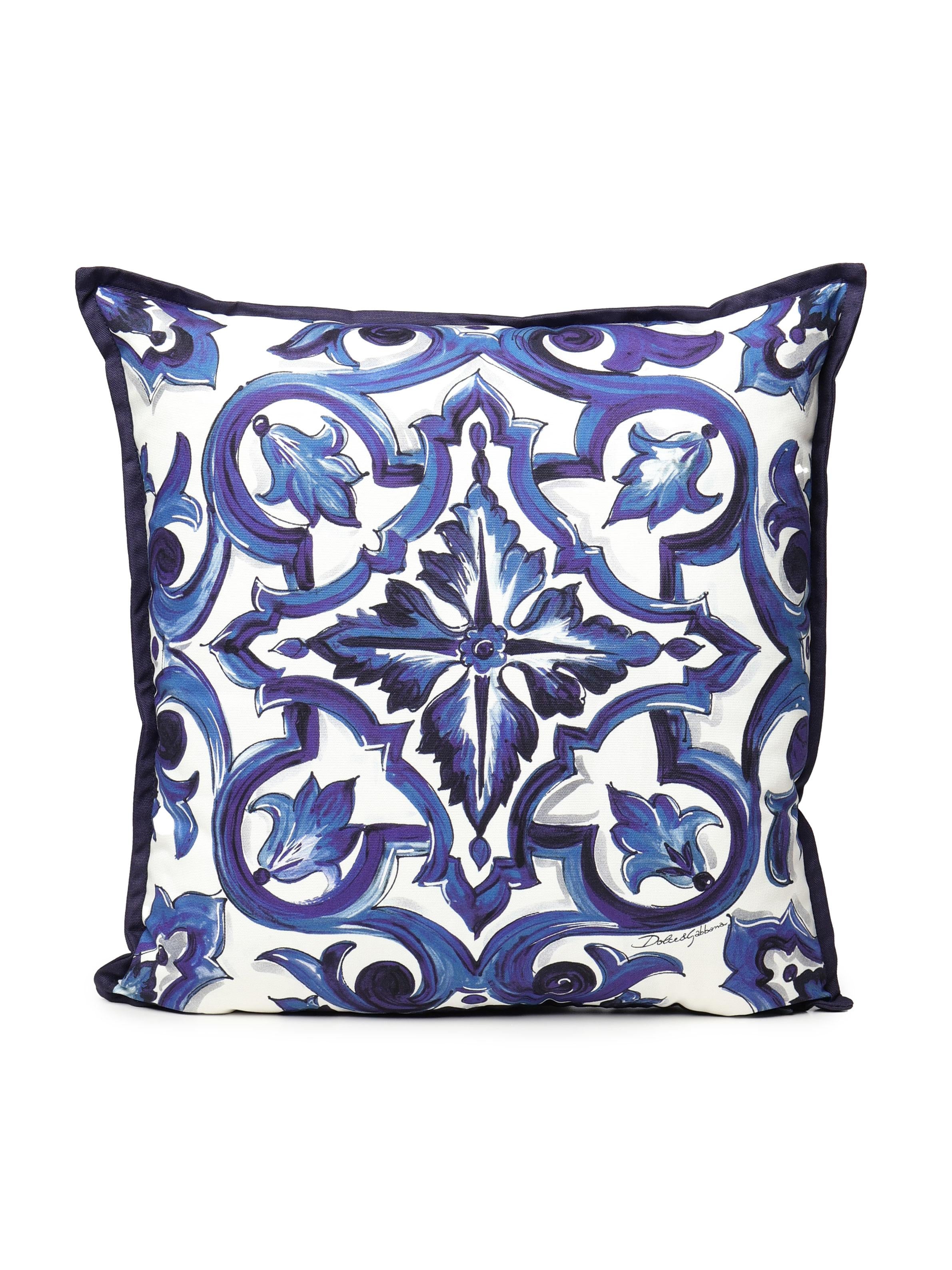 Cuscino in canvas piccolo TCE001 TCAA2UB012 DOLCE & GABBANA HOME 
