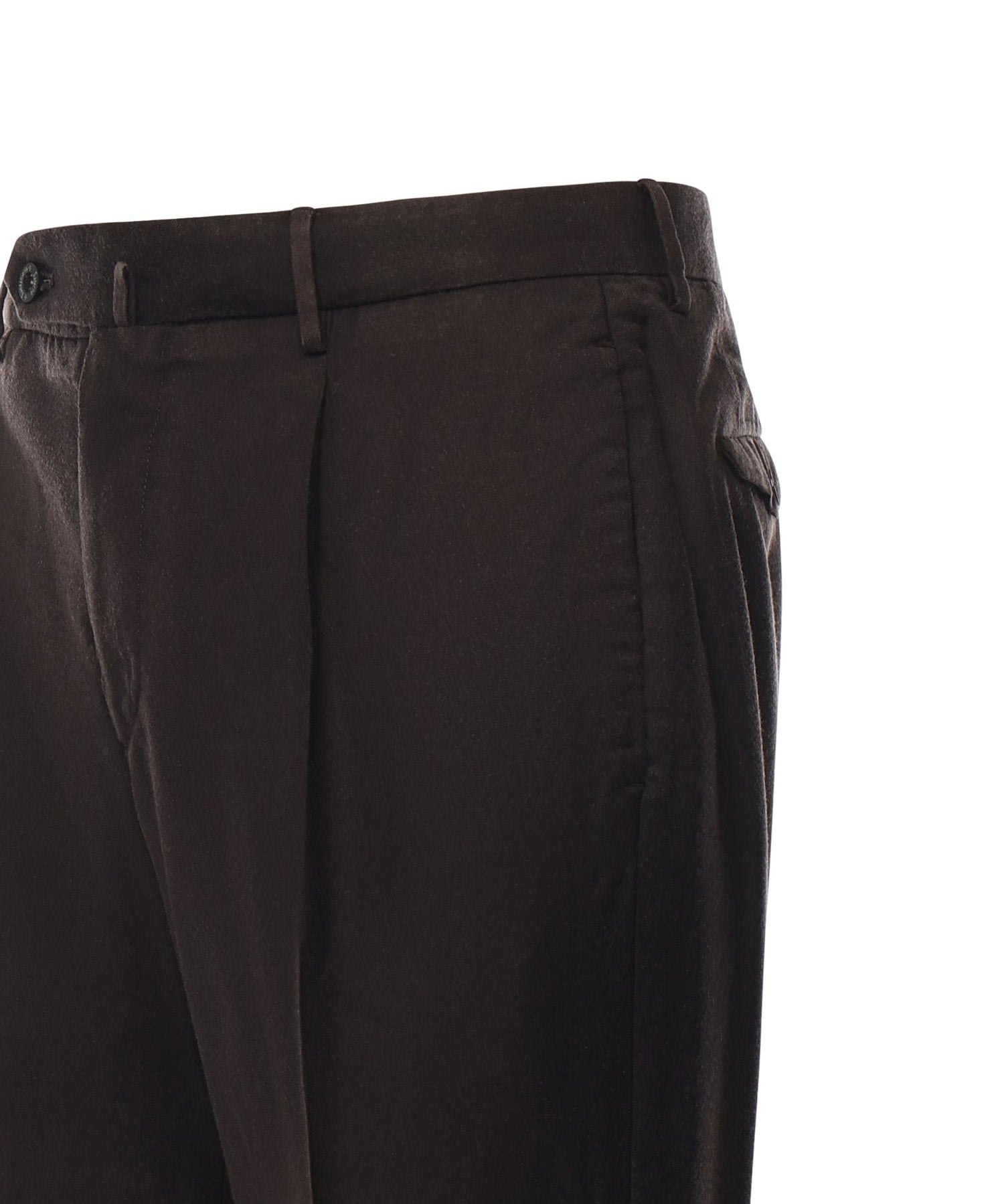 Pantalone in lana con pinces FL3993 58 SANTANIELLO 