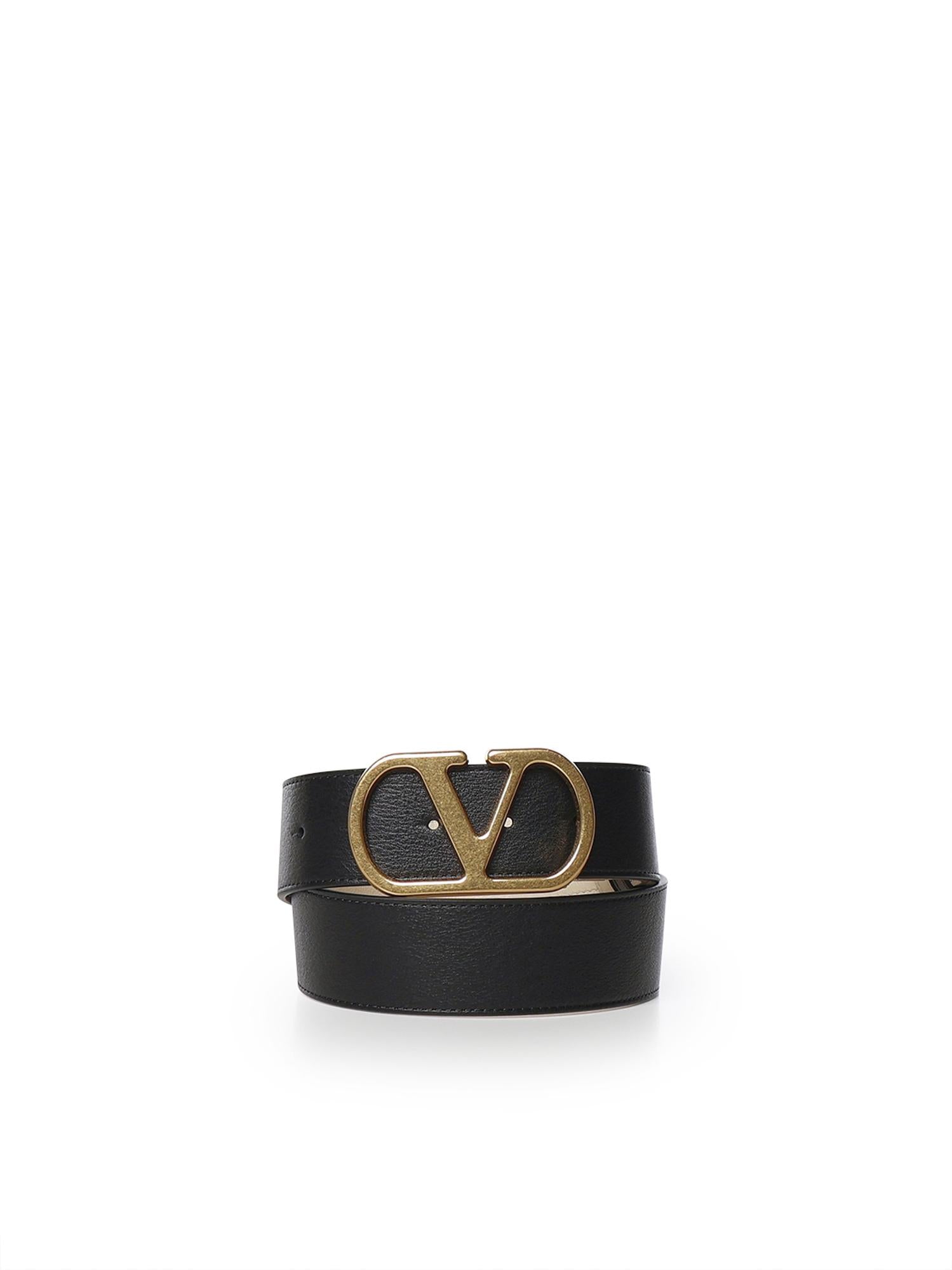 Cintura reversibile VLogo Signature in vitello 8W0T0SQ4 IYRDVX VALENTINO GARAVANI 