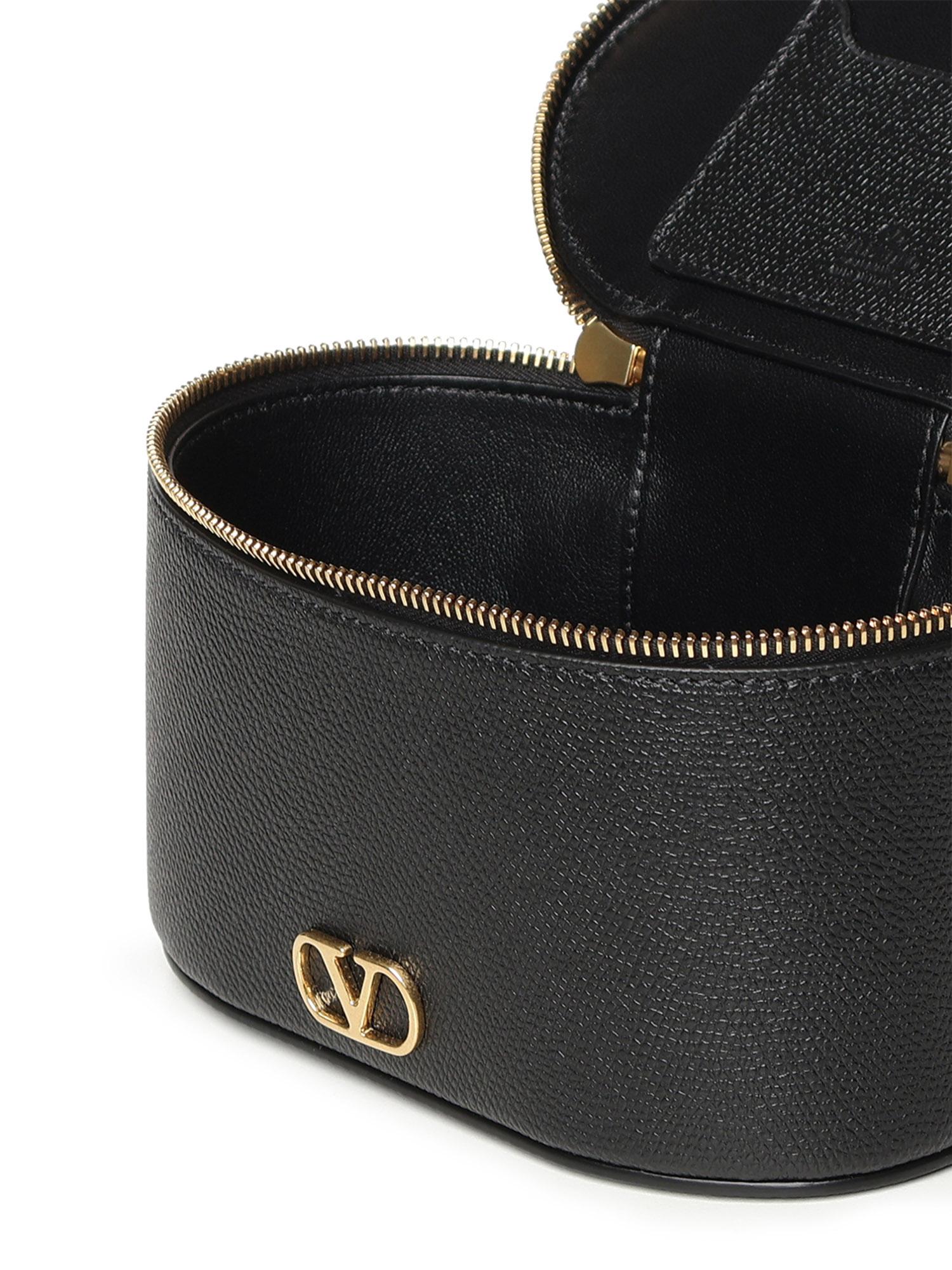 Mini Vanity Bag Vlogo Signature in vitello granato 8W0P0AX8 SNP0NO VALENTINO GARAVANI 