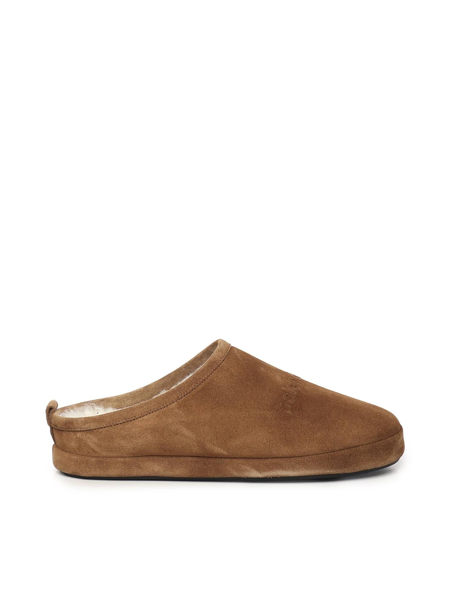 Slipper Alaska con logo 810543 WBFC12200 BALENCIAGA 