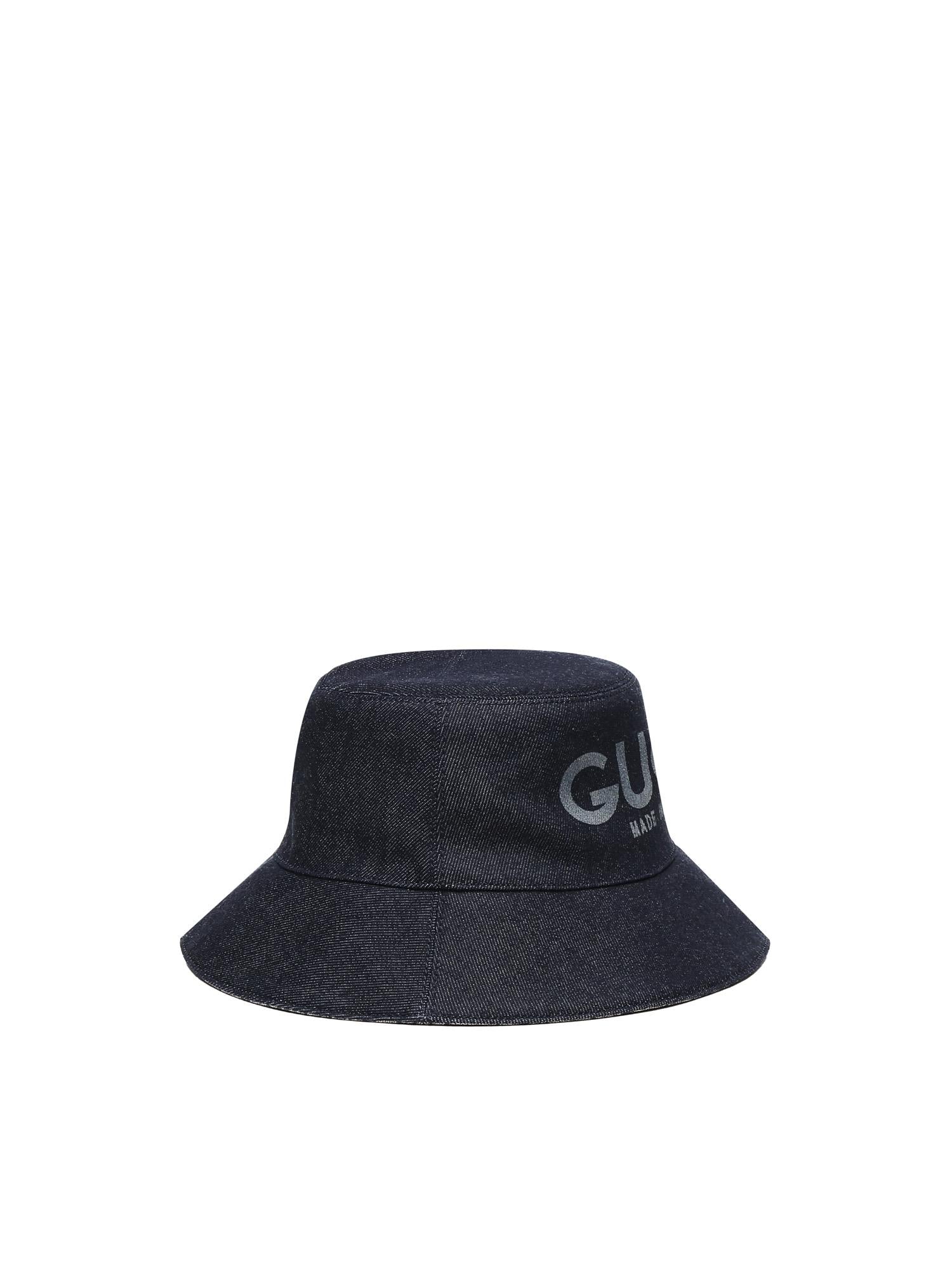 Cappello da pescatore in denim 803042 3HA5W4000 GUCCI 