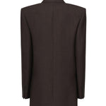 Blazer doppiopetto in lana 823616 Y5K322124 SAINT LAURENT 