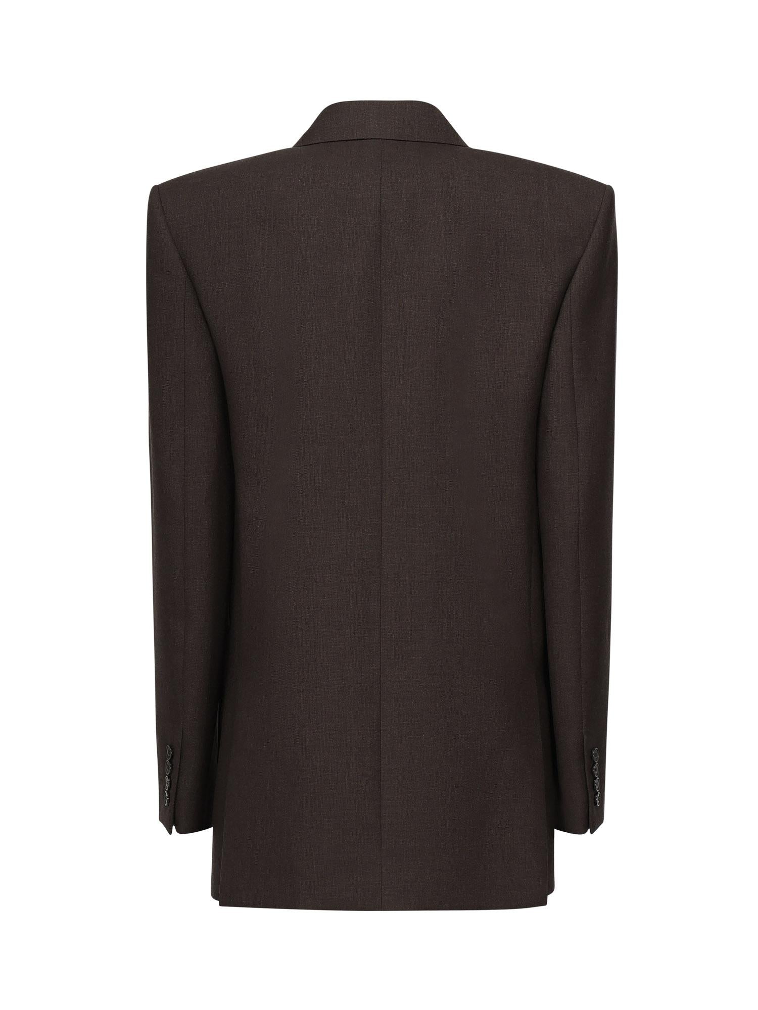 Blazer doppiopetto in lana 823616 Y5K322124 SAINT LAURENT 