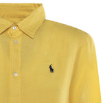 Camicia in lino con logo 211970730 502 POLO RALPH LAUREN 