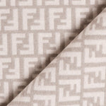 Sciarpa in lana e cashmere FF Jacquard FXT113 AQCWF0QD3 FENDI 