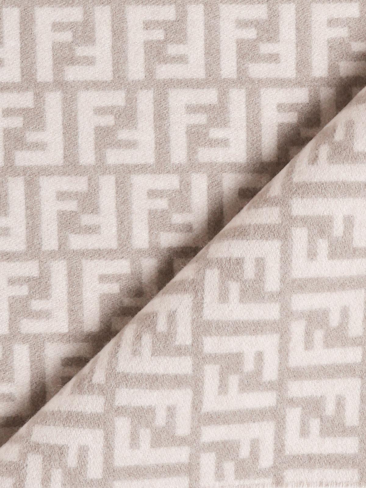 Sciarpa in lana e cashmere FF Jacquard FXT113 AQCWF0QD3 FENDI 