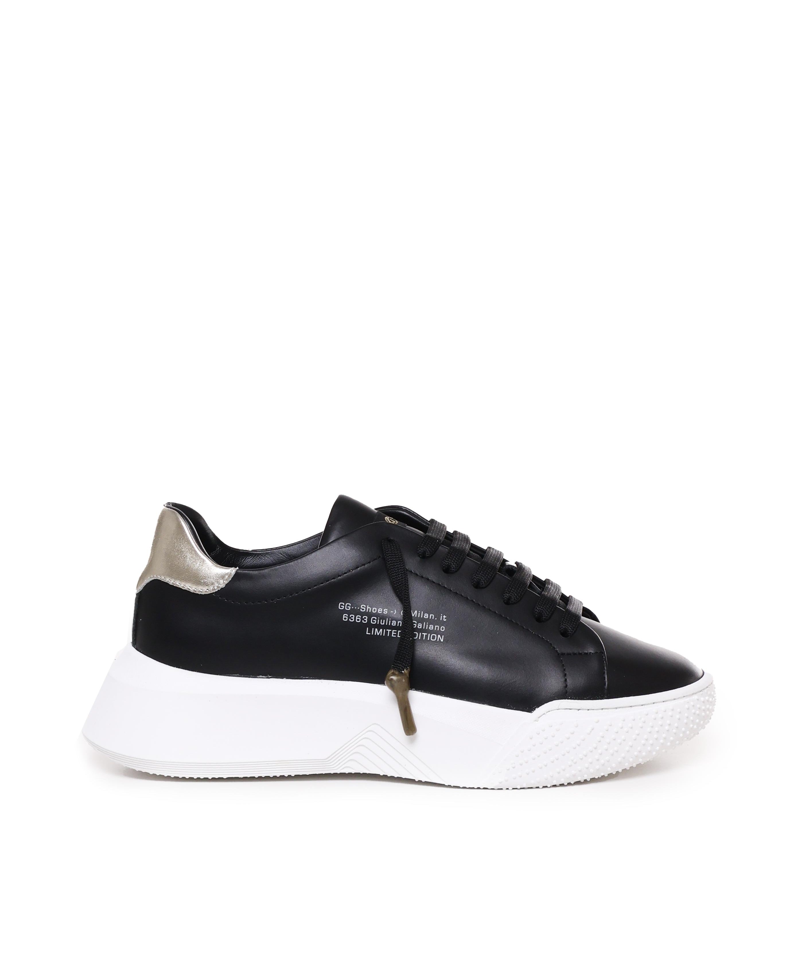Sneakers Nemesis in nappa pe 2021 NEMESIS 2 NAPPABLACK/GOLD GIULIANO GALIANO 