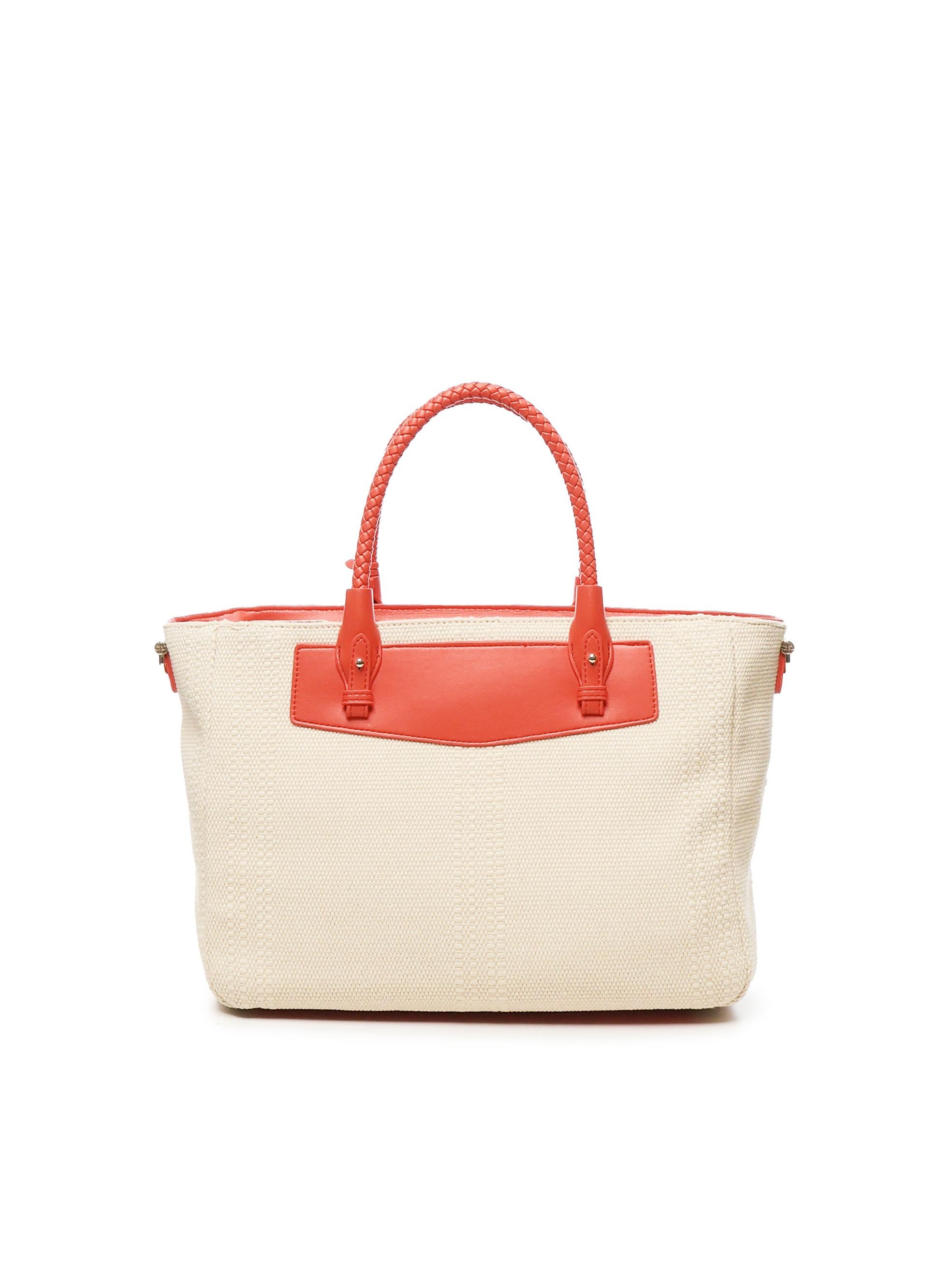 Borsa a spalla Rebecca 73BS8VY01 REBECCAOFF WHITE/CORALLO V° 73 