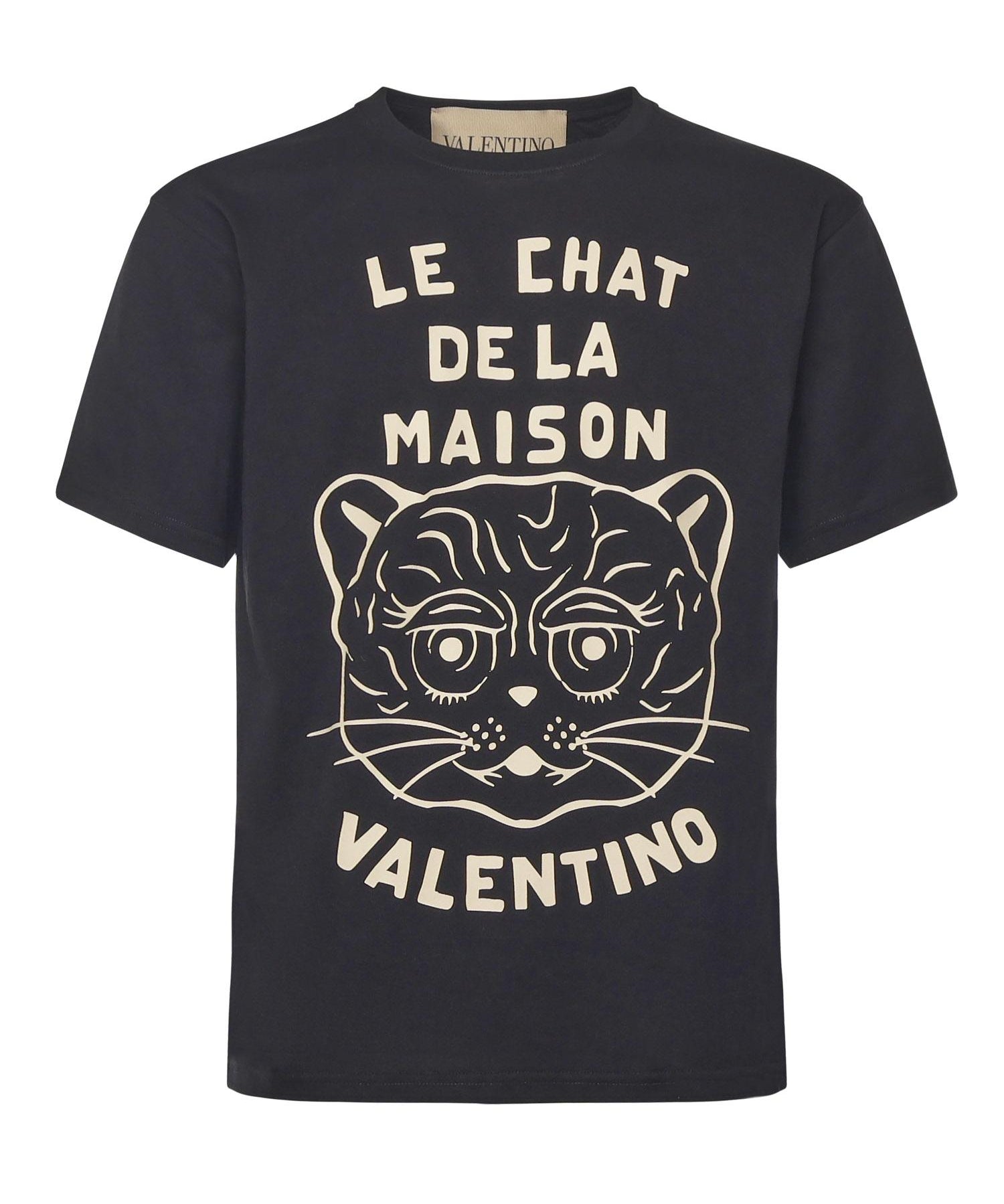 T-shirt con stampa Le Chat De La Maison 7V3MG16P B329RA VALENTINO GARAVANI 