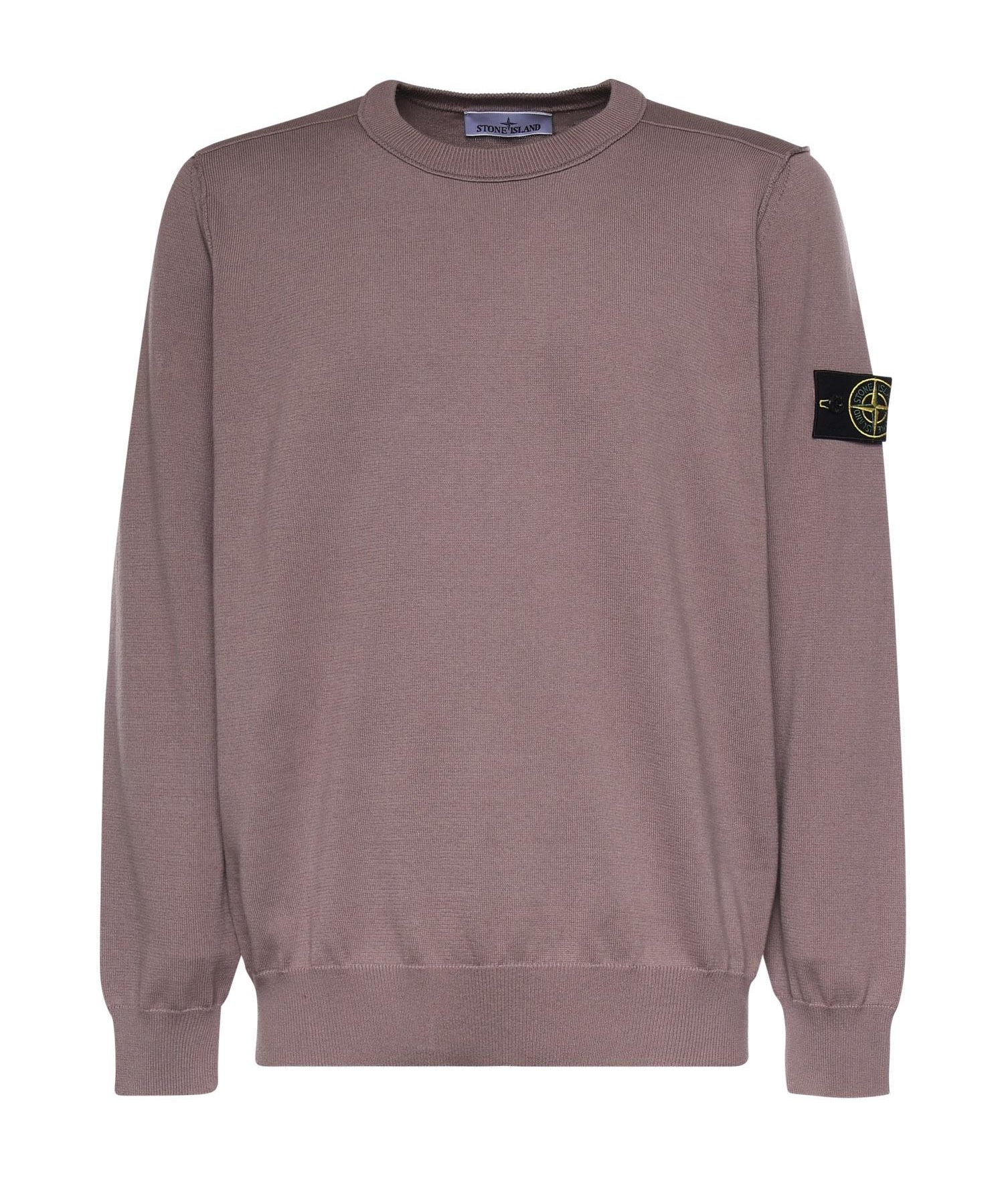 Maglione in cotone con logo L1S155100053 S00B2V008F STONE ISLAND 