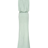 Abito lungo in jersey con drappeggio 2A578A N0400 BLUMARINE 