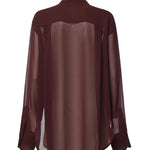 Camicia Peri in georgette CHFS173697110  THE FRANKIE SHOP 