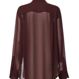 Camicia Peri in georgette CHFS173697110  THE FRANKIE SHOP 