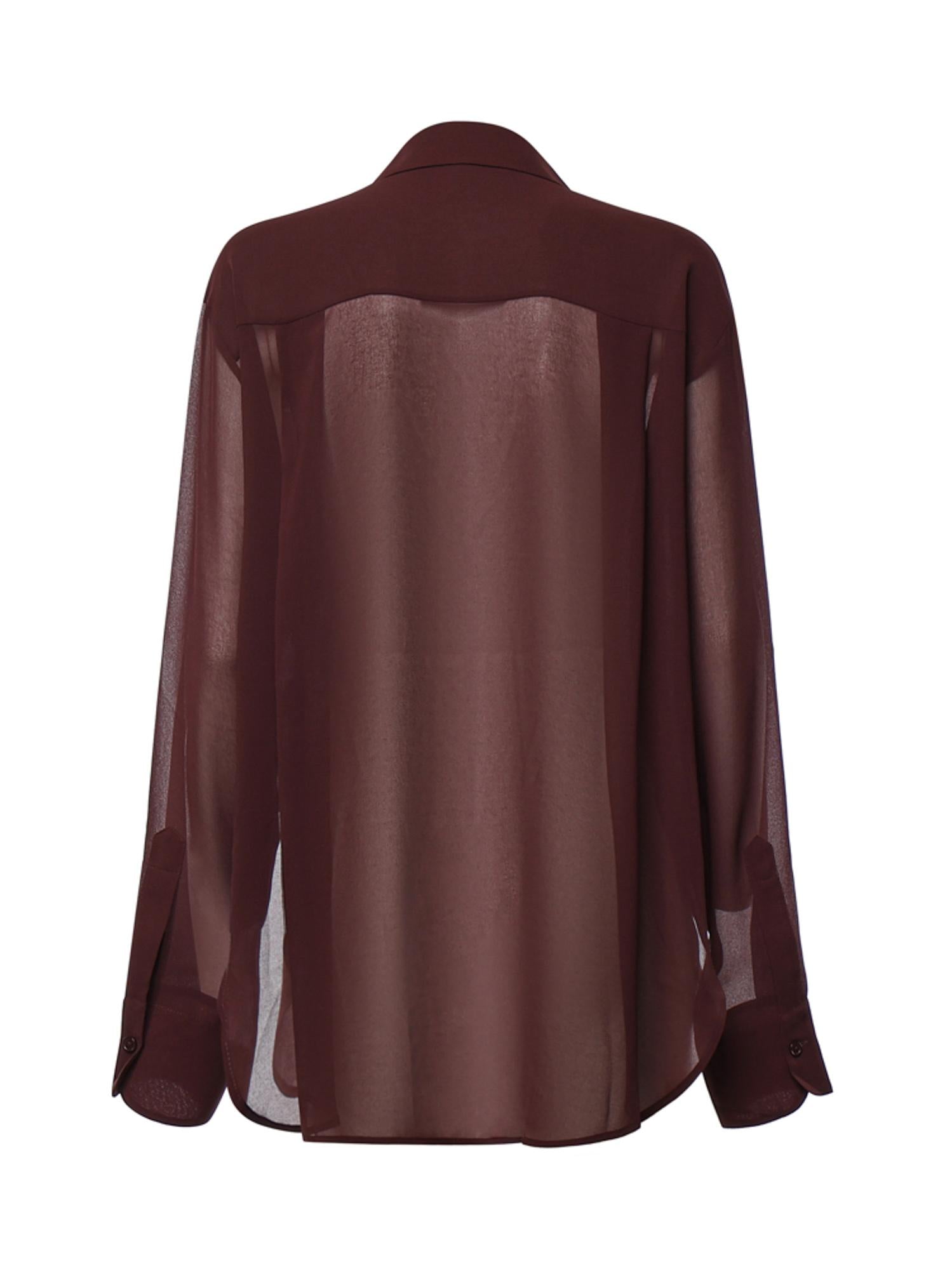 Camicia Peri in georgette CHFS173697110  THE FRANKIE SHOP 