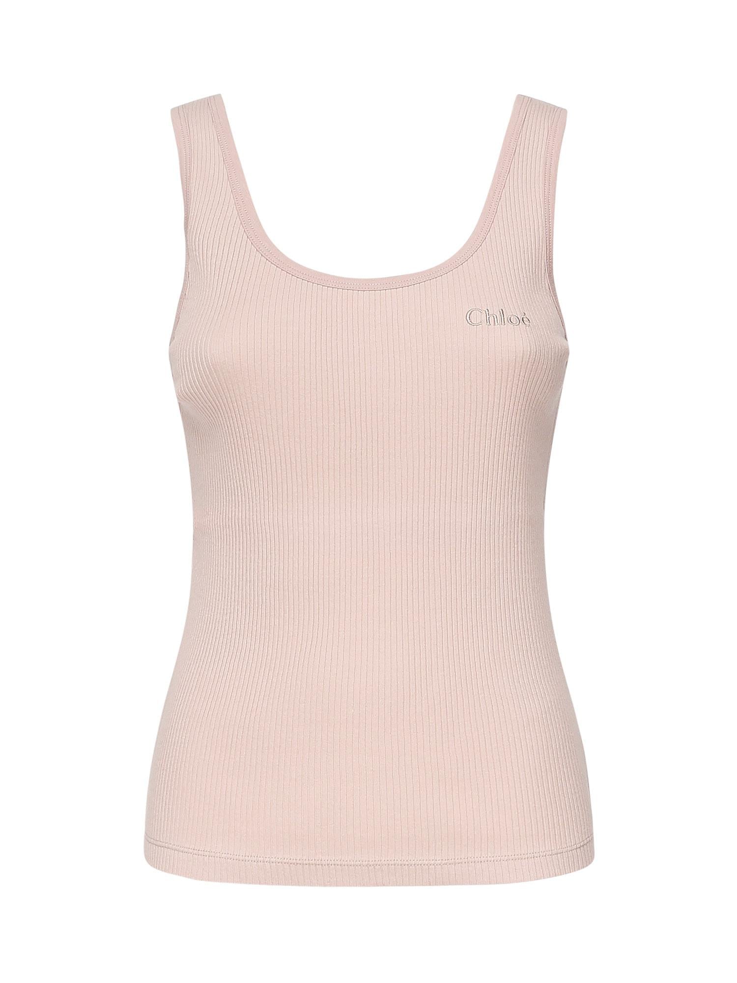 Canotta con logo CHC25AJH12180 6K2 CHLOÉ 