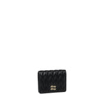 Portafoglio piccolo in nappa matelassé 5MV204 AFPPF0002 MIU MIU 
