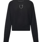 Maglia con logo in lana<BR/> 105417 A18MZ99 PINKO 