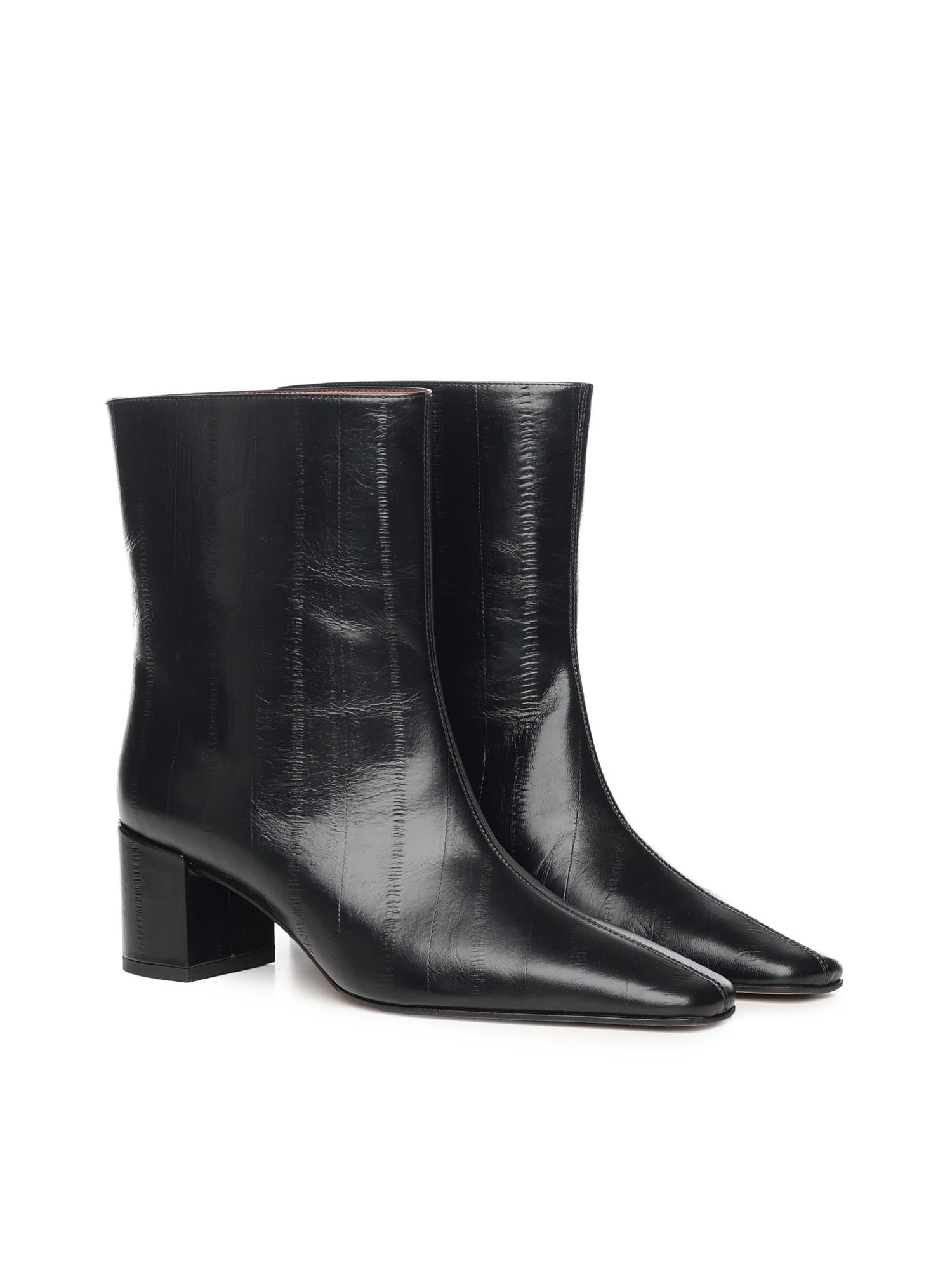 Ankle boot Stefy in pelle STEFY 60 ANGUILLANERO GIULIANO GALIANO 