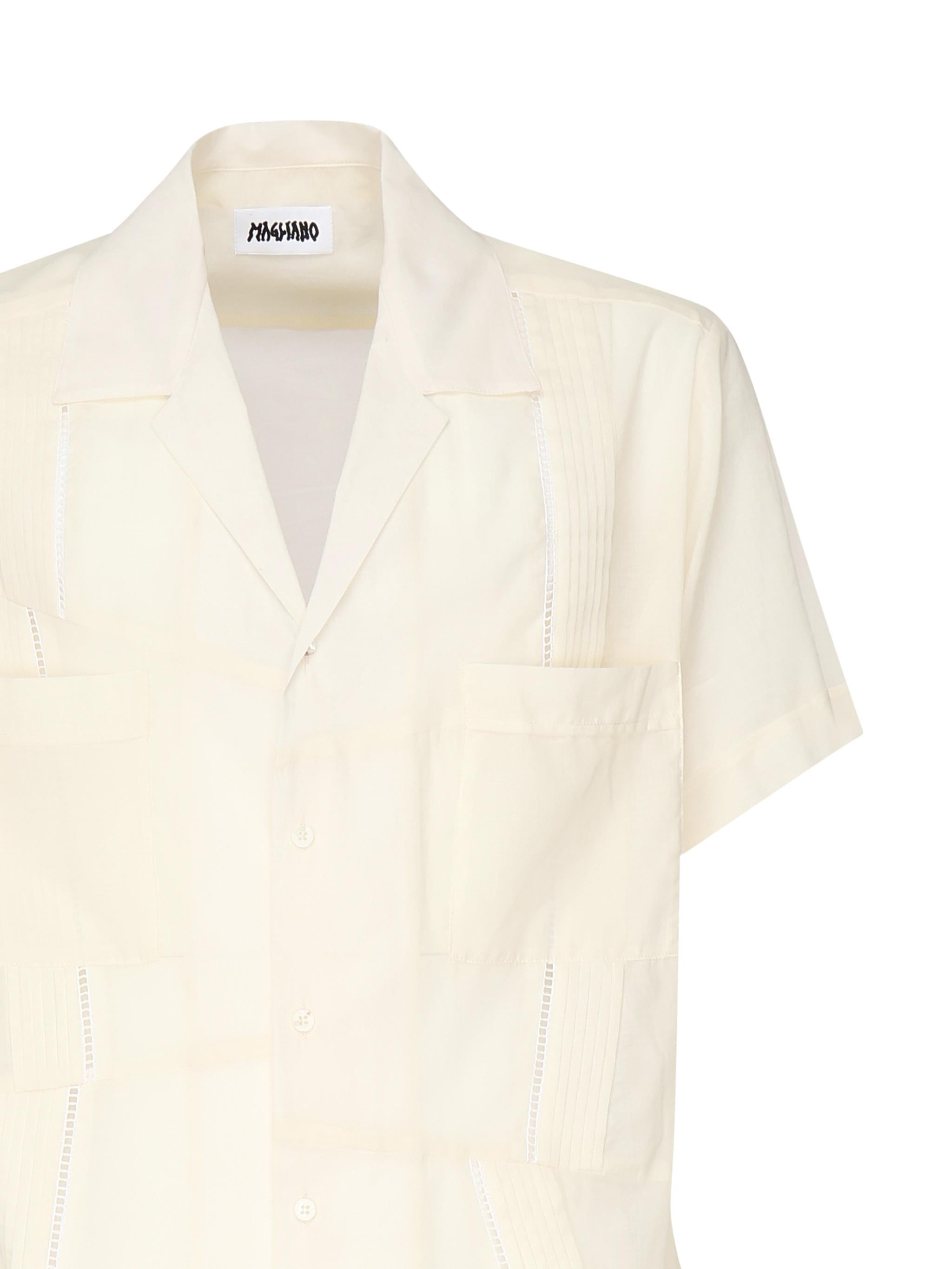 Camicia Broken Guayabera T28019922 LU2210 MAGLIANO 
