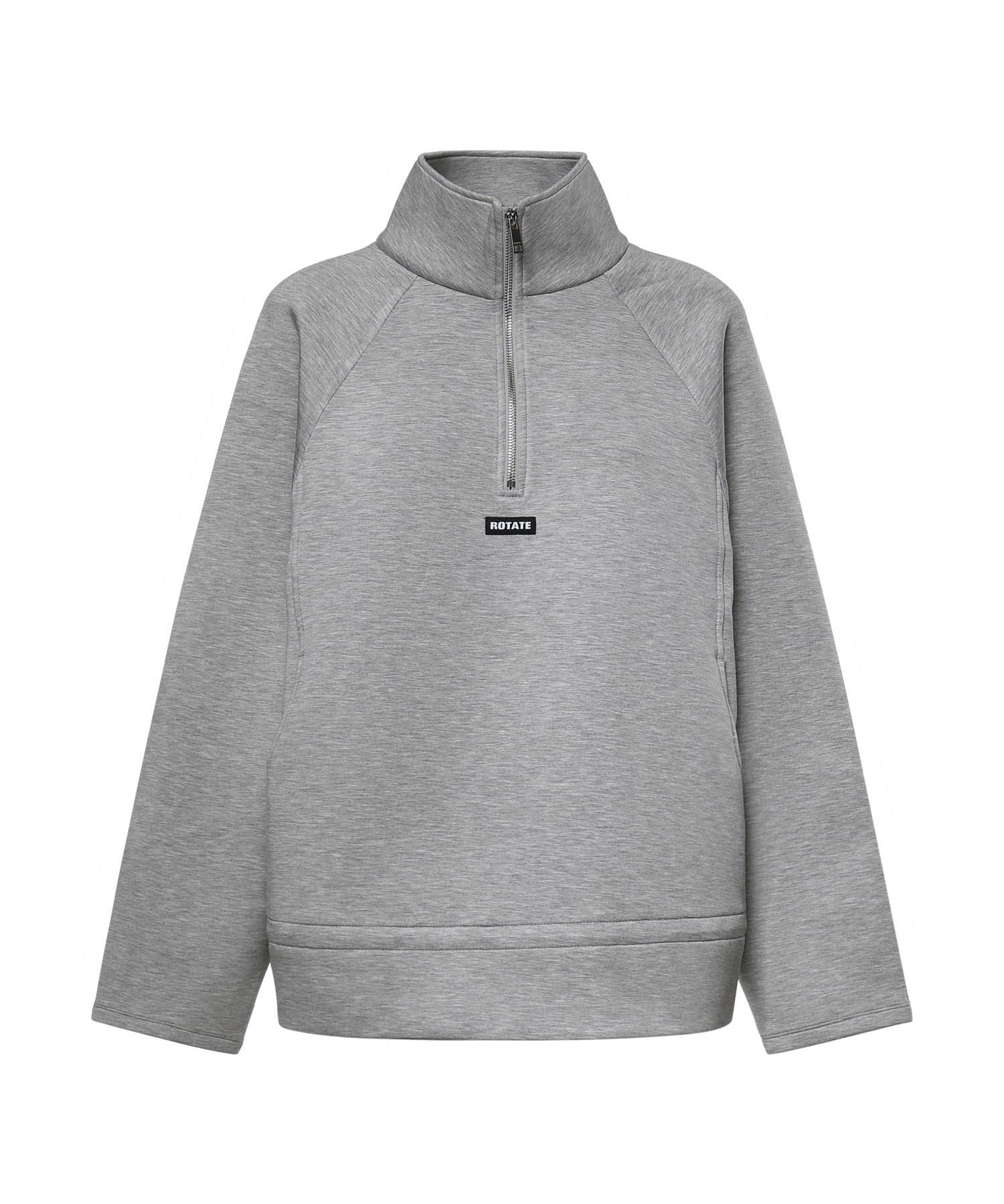 Giacca scuba half zip con logo 116241 1472 ROTATE 