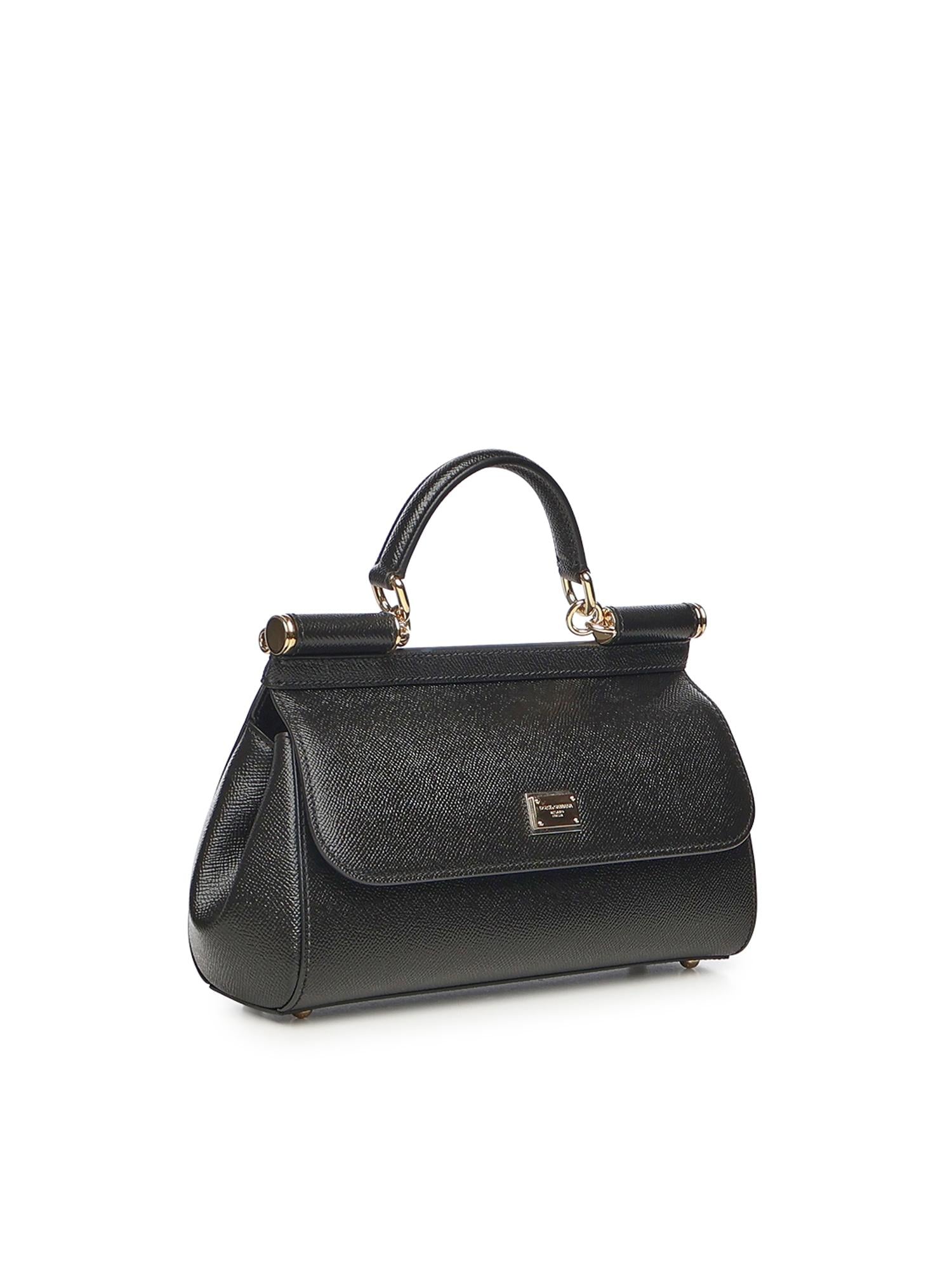 Borsa a mano Sicily media in pelle BB7652 B100180999 DOLCE & GABBANA 