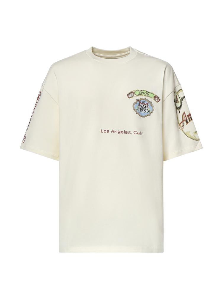 T-shirt con logo in cotone AMTOJR1174 127 AMIRI 