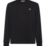 T-shirt a manica lunga con patch Compass in jersey di cotone L1S152100031 S0013V0029 STONE ISLAND 