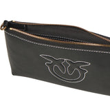 Borsetta piatta a tracolla in pelle 104277 A2CFZ99Q PINKO 