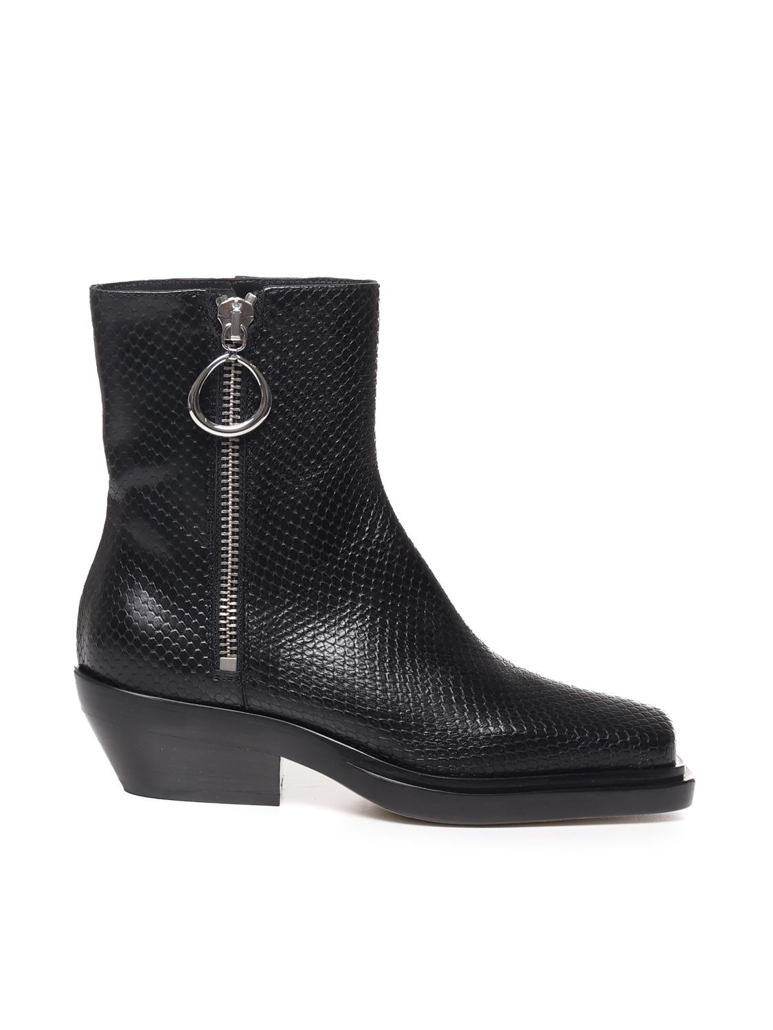 Camperos in pelle effetto pitone WS282PL0458D XXX999 DONDUP 
