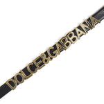 Cintura in pelle di vitello con lettering BE1521 AM6818S070 DOLCE & GABBANA 